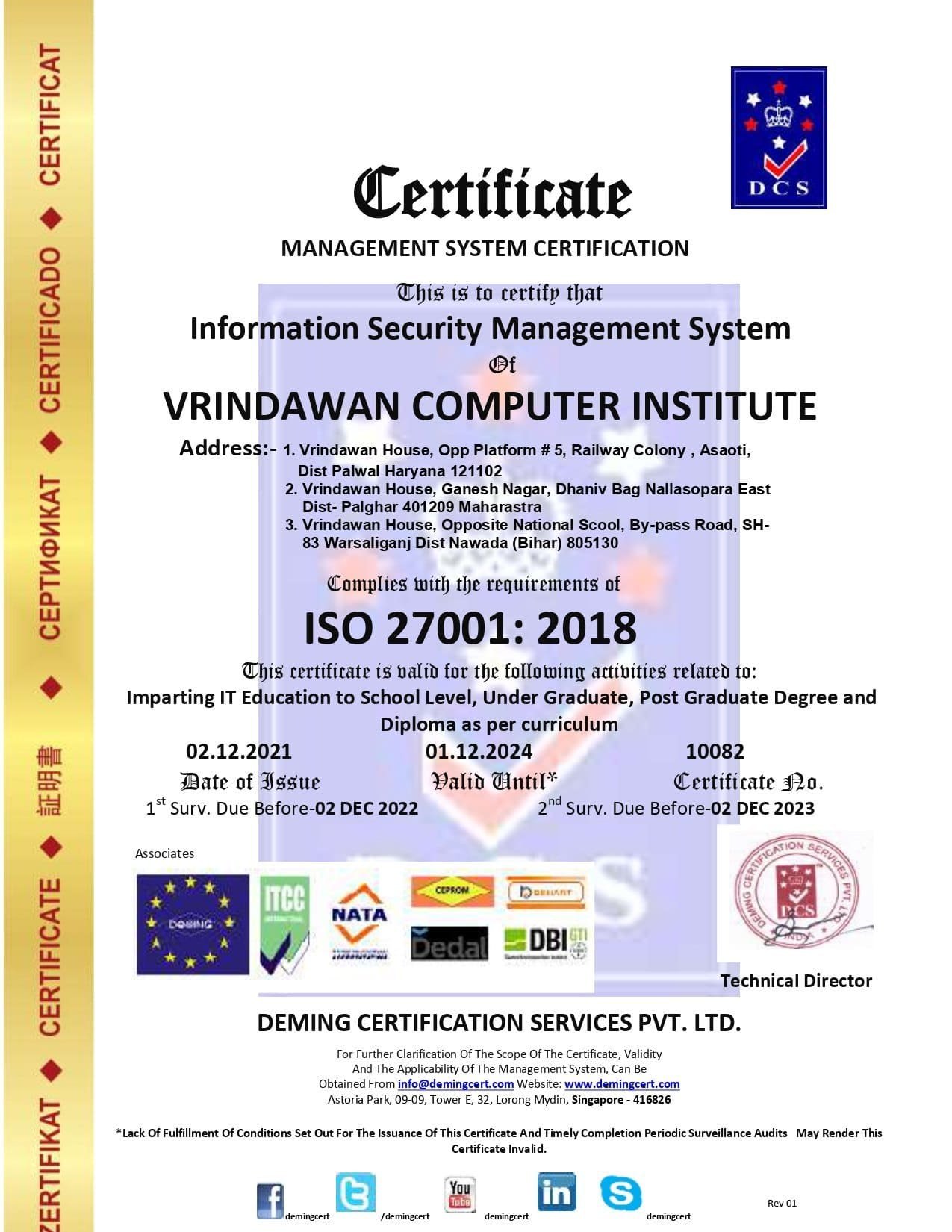 ISO 27017:2015 Cloud Security